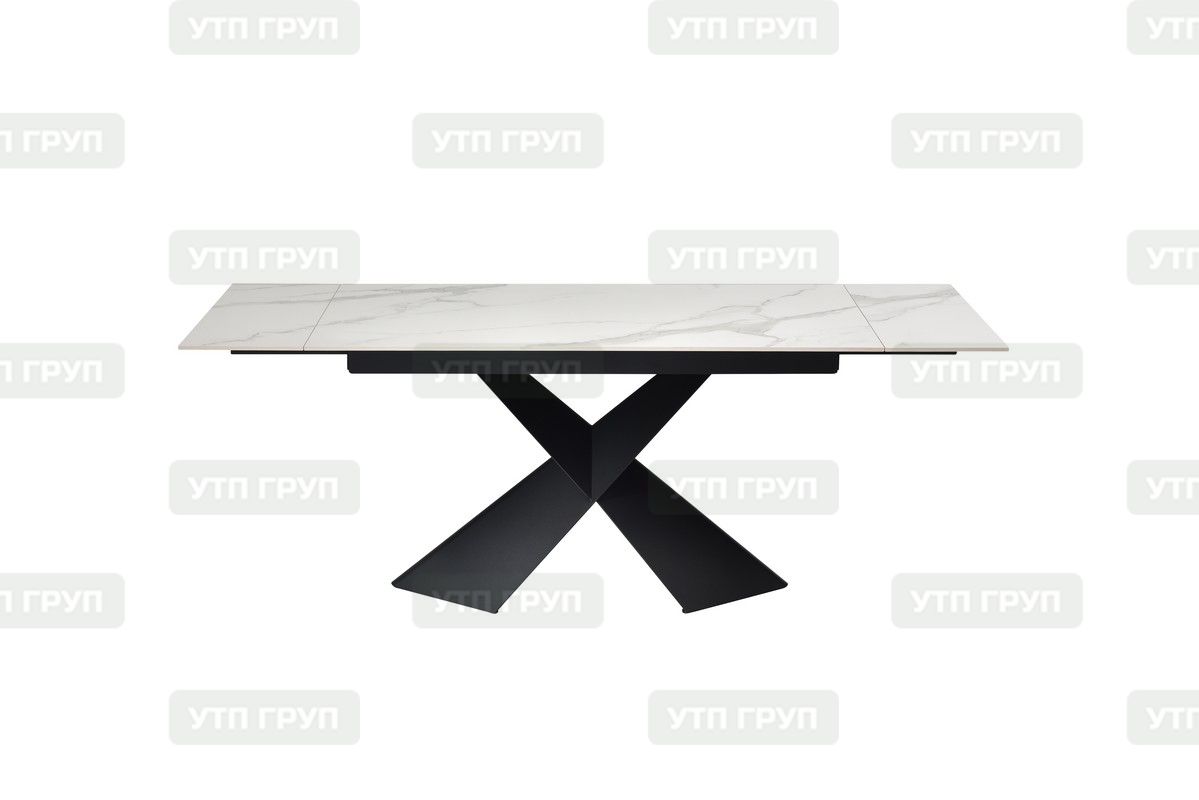 Стол обеденный TML-896 (Урбано) (колокатта кристалл/черный)