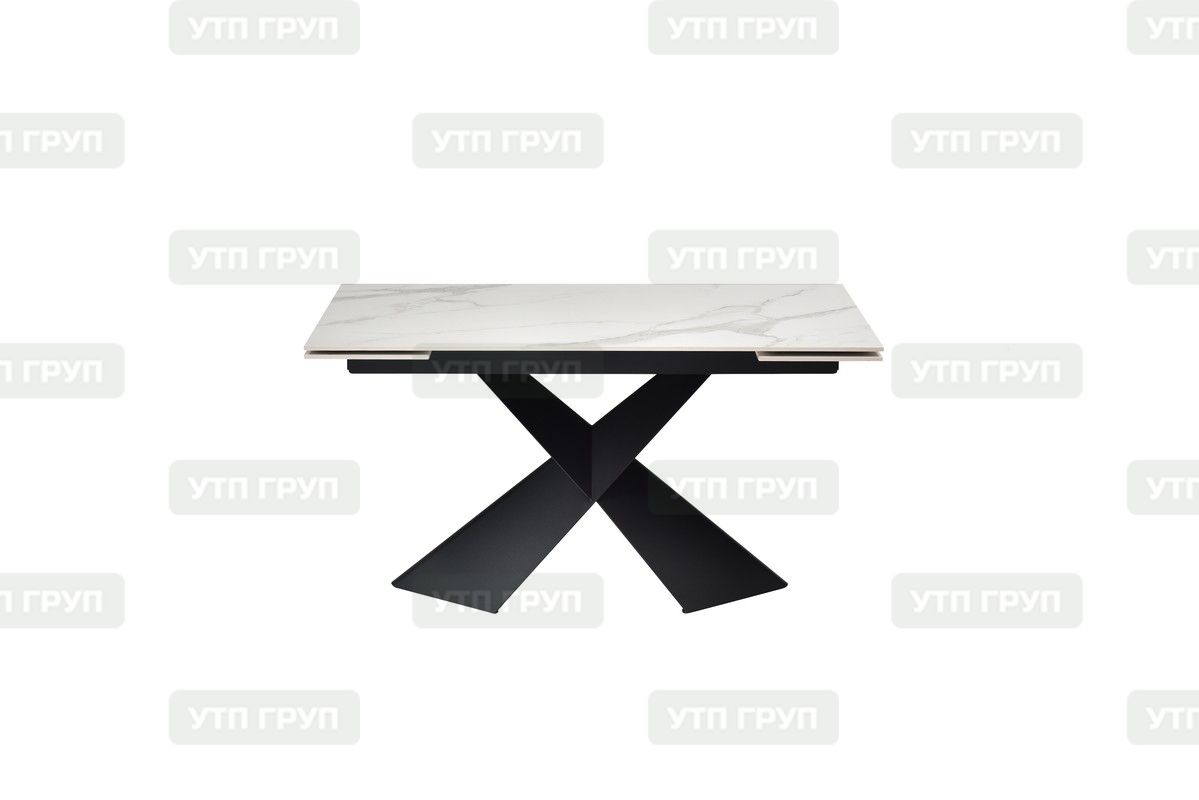 Стол обеденный TML-896 (Урбано) (колокатта кристалл/черный)