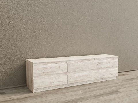 Тумба під телевізор "TV Line" 2100x450x560 (TVF2Х3) (Аляска)
