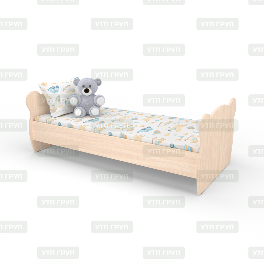 Ліжко дитяче з фігурною спинкою 1432x638x500-18