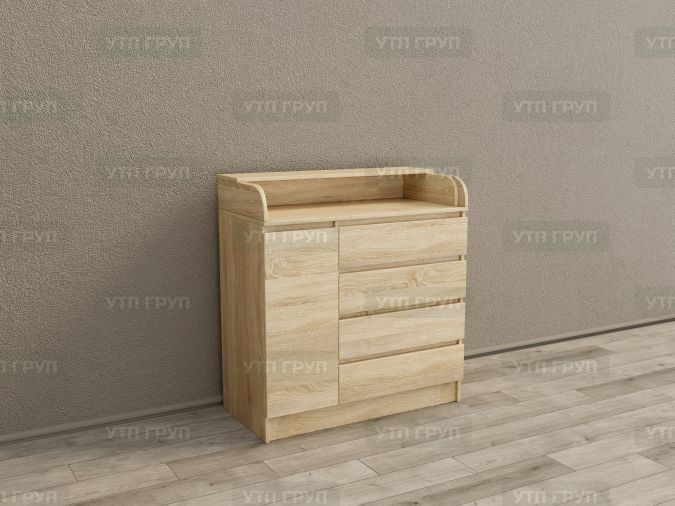 Комод пеленальный Line "КPF4+1D (Аляска)