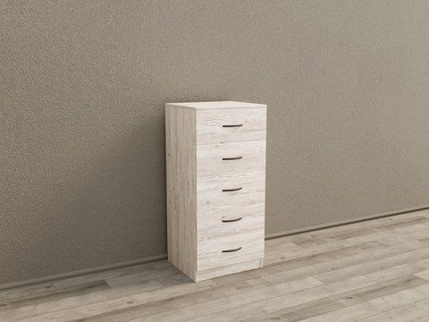 Комод Standart "К5h" 500x450x1100 (К5YA_h) (Аляска)