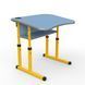 Парта Оптима 3-6 р. гр. p с вырезом под учащегося и стаканом 600х500, цветное ДСП