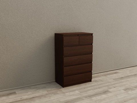 Комод Line "КF2+F4" 700x450x1270 (Венге магия)