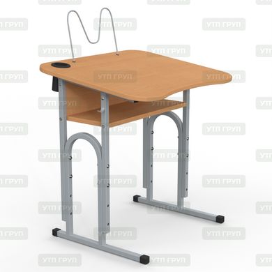 Каркас стол регулируемый по высоте, 4-6 с наклоном, серый