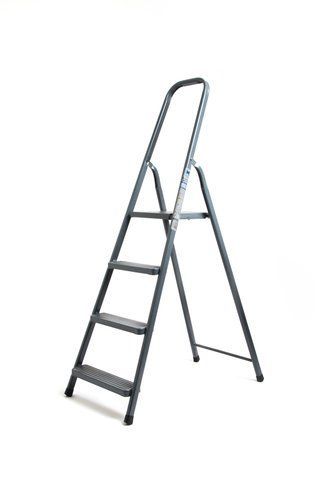 Стремянка стальная STD4-125, односторонняя, 4 степени, 125 кг, 1.49 м
