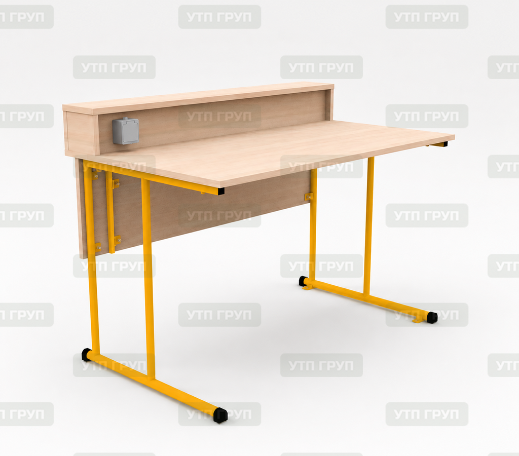 Стіл СПФХ з розеткою 1200x750x900/HPL