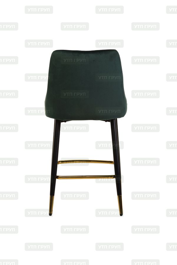 Напівбарний стілець B-128 смарагдовий вельвет