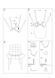 Стілець Гламур G велюр сірий, золоті ніжки