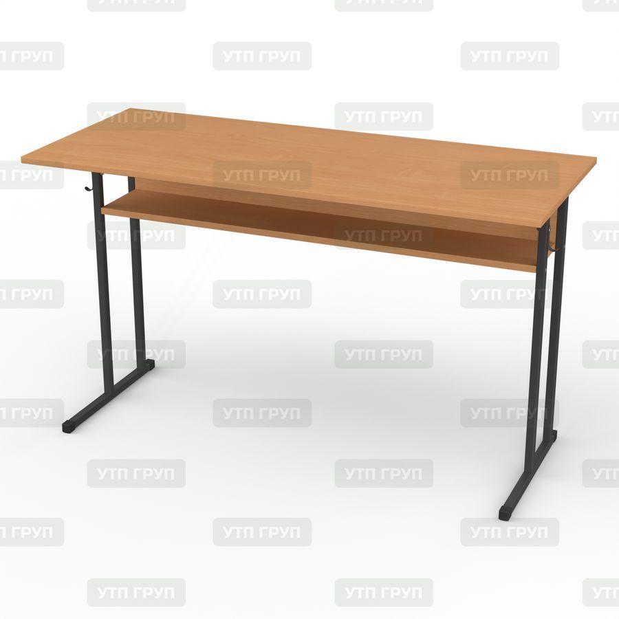 Парта Школьник 7 р. гр. 1200x500, бук/салатовый