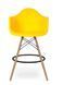 Стілець Тауер Вуд Eames барний високий жовтий