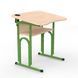 Парта Модель 05 4-6 зр. гр. p з вирізом під учня та стаканом 600х500, кольорове ДСП