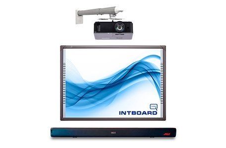 Комплект по МОН інтерактивна дошка INTBOARD +короткофокусний проєктор +акустична система +доставка та монтаж