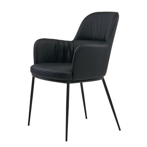 Sheldon крісло екошкіра чорне (112832)
