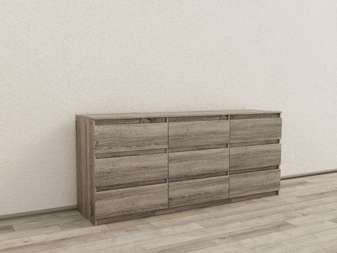 Тумба під телевізор "TV Line" 2100x450x800 (TVF9) (Сонома трюфель)